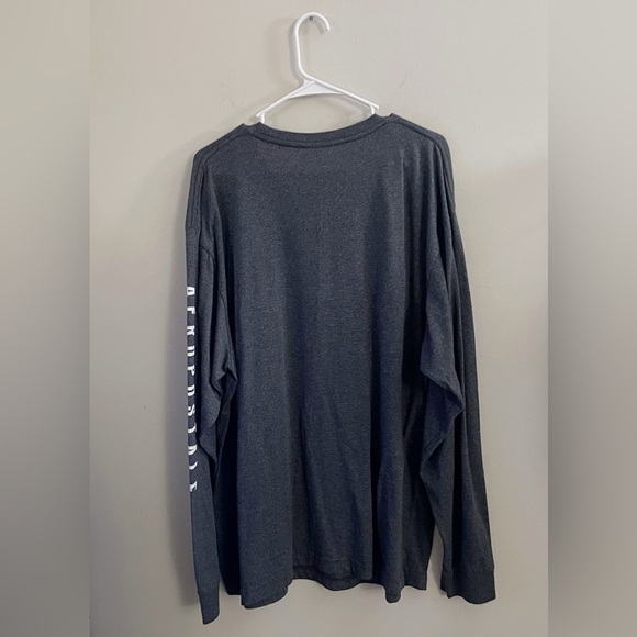 Aeropostale Men's Charcoal Long Sleeve Tee Casual Fall School - Picture 3 of 6